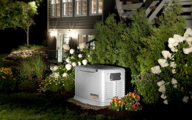 Generac-bushes-flowers