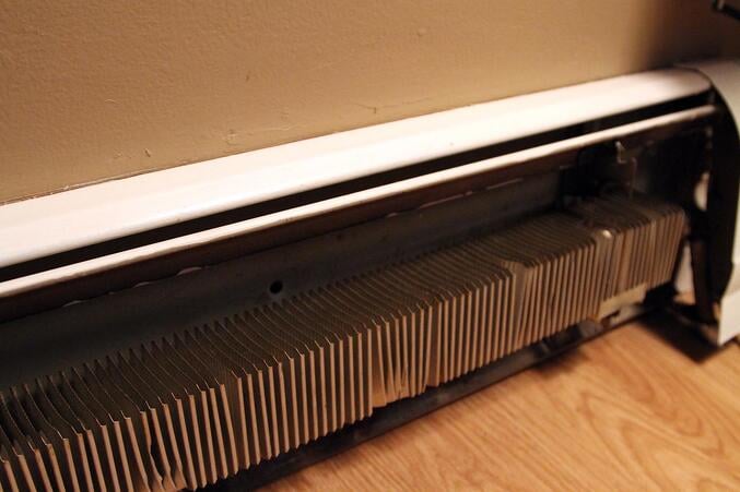 Preventing black marks from your baseboard heater