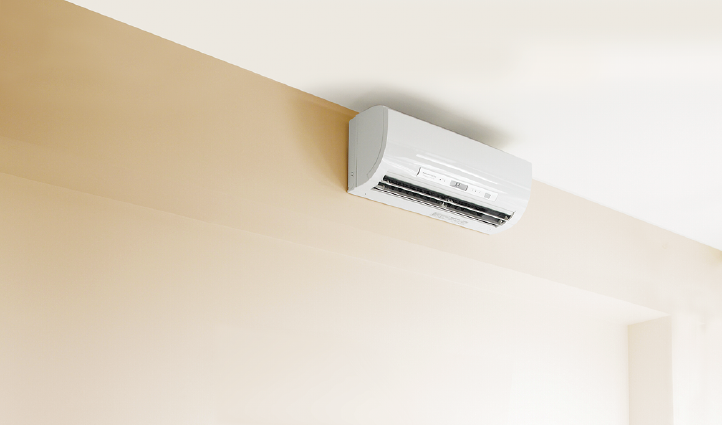 Chestnut Hill, East Falls, Germantown, Mt. Airy Ductless unit on high wall along ceiling