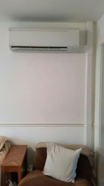 Ductless AC install in Philadelphia