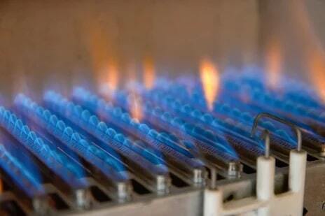 Overheating furnace flames