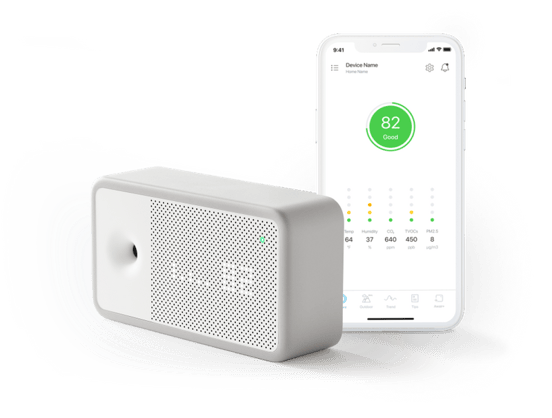 Awair IAQ product and mobile app