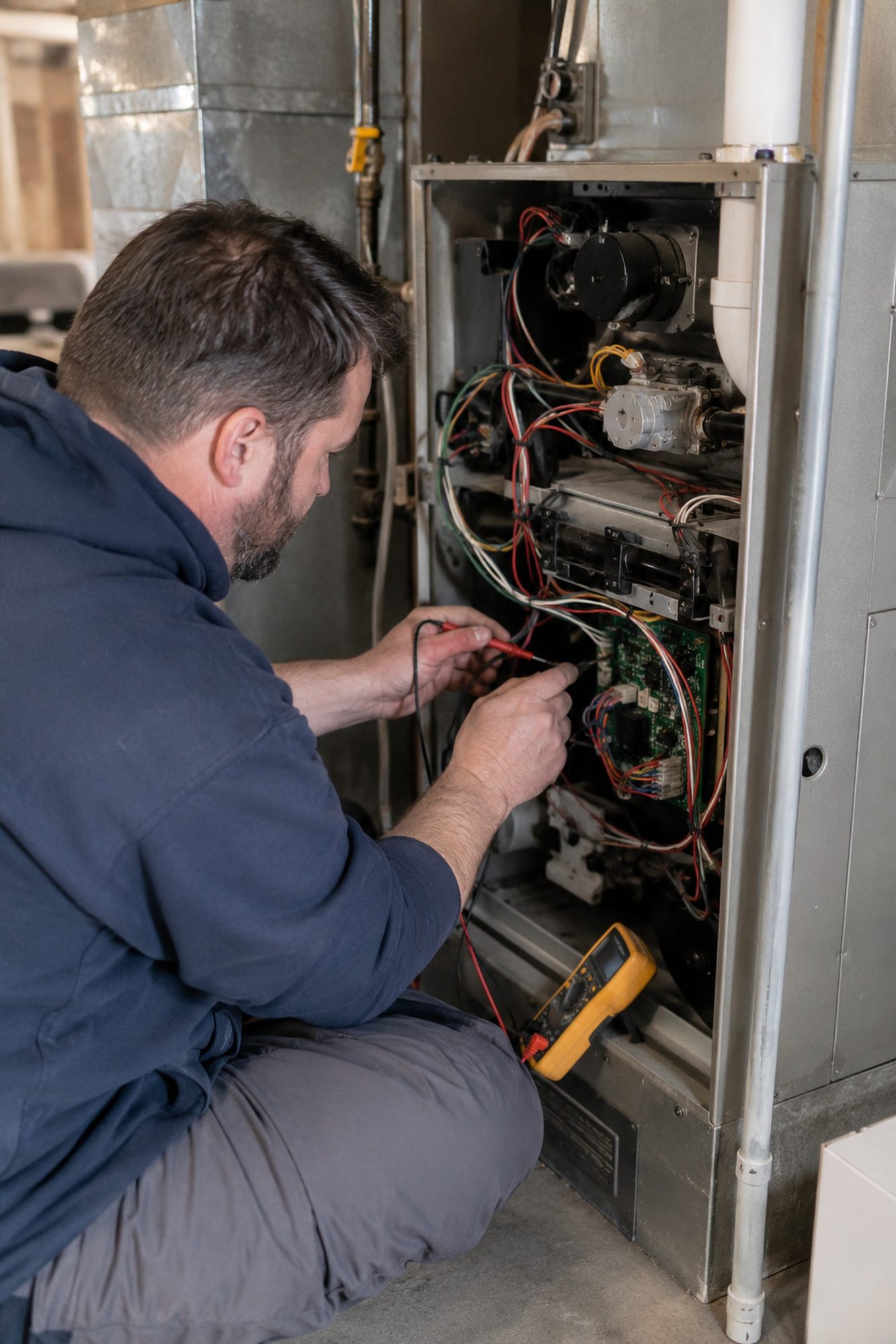 ECI Comfort technician providing skilled furnace repair in New Hope - PA