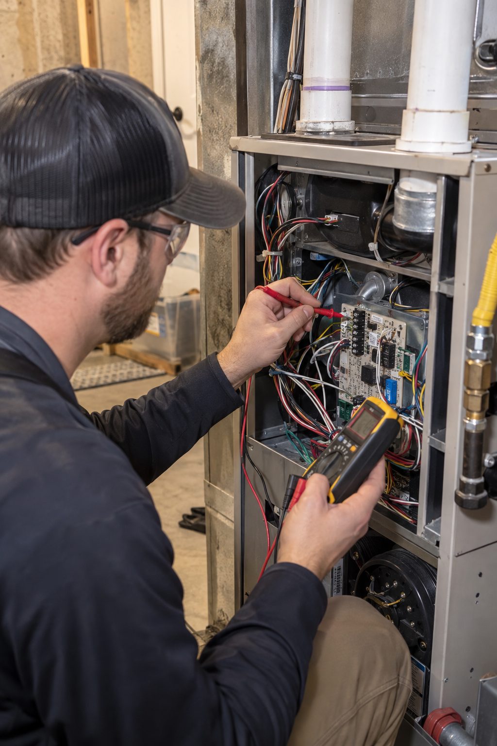 Home heating equipment receiving trusted furnace tune up in Levittown - PA Home heating equipment receiving trusted furnace tune up in Levittown - PA