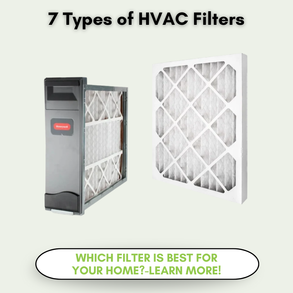 7 types of HVAC filters