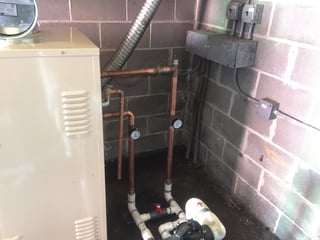 The brand-new installation ECI installed, ensuring many years of success and warm pool temperatures. 