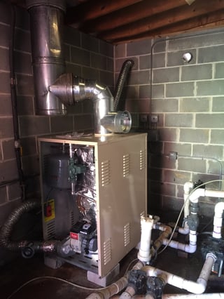 The brand-new installation ECI installed, ensuring many years of success and warm pool temperatures. 