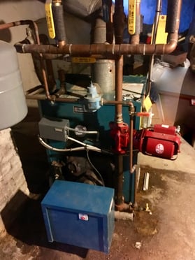 Media, PA home's boiler experiencing a leak in one of its cast-iron sections