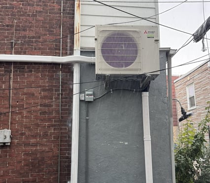 Mitsubishi Heat Pump outside unit