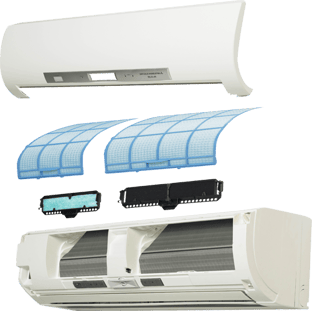 ductless heat pump filtration 