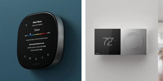 Ecobee Smart Thermostat and Daikin One Touch Thermostat