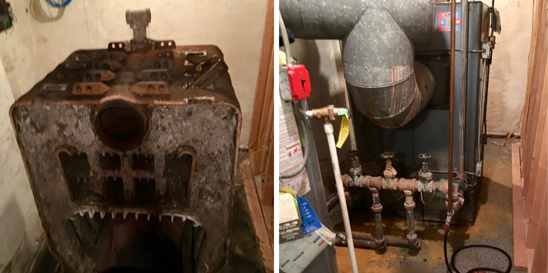 Gladwyne home's old boiler system, costing hefty amounts of a year for homeowners. 