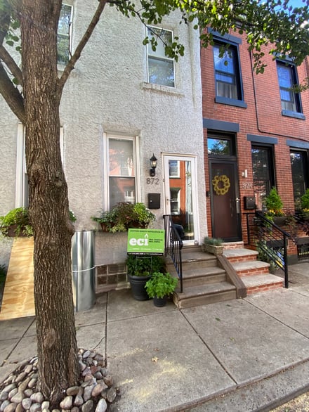 Philadelphia home where new Ruud HVAC equipment was installed.