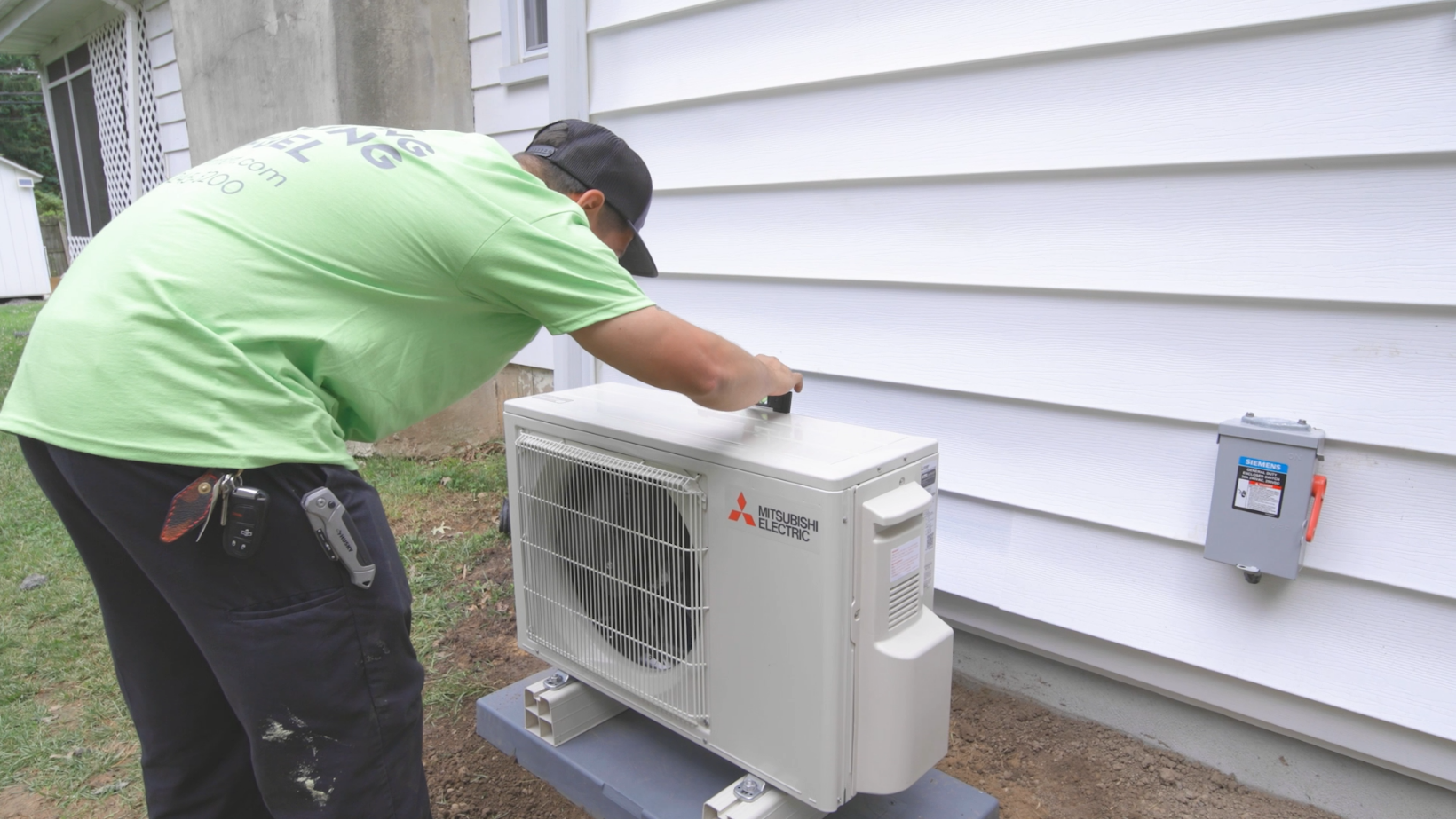 HVAC heat pump service and installation