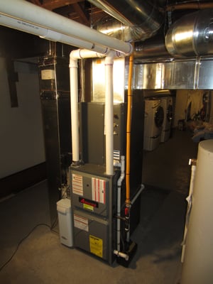 Two stage furnace installed in historic Chestnut Hill home
