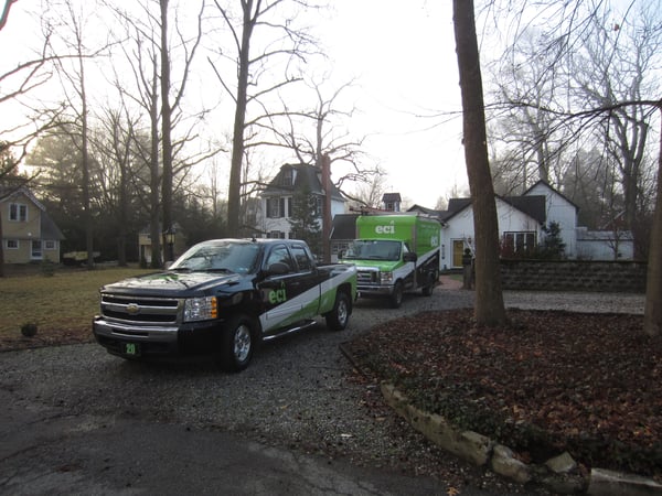 ECI installing Ductless Heating and Cooling in Historic Edgewater Park, NJ Home