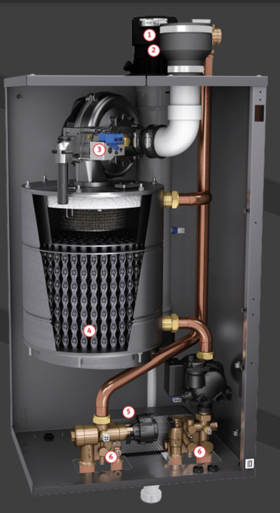 Lochinvar noble  combi boiler diagram