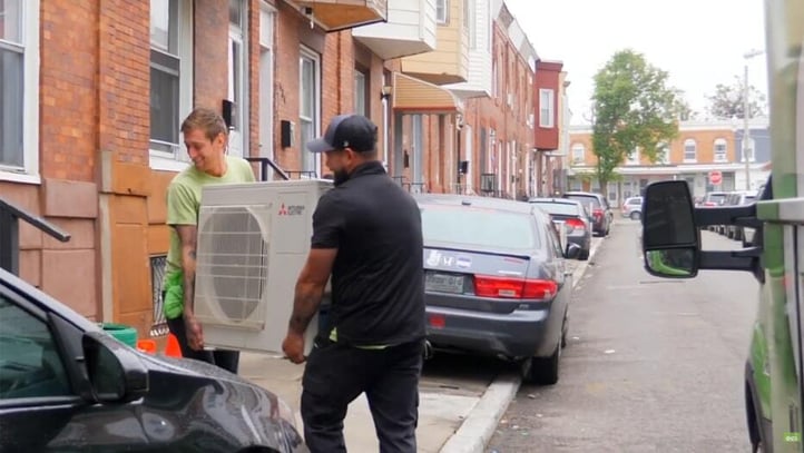 Ductless installation in Philadelphia