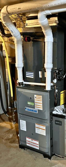 Daikin Gas Furnace in Yardley, Pa by ECI Comfort