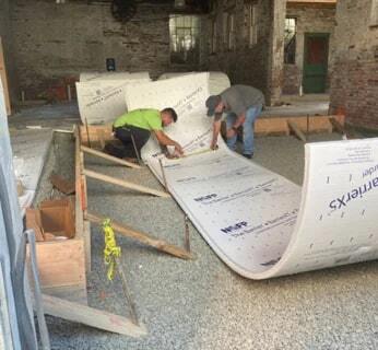 Radiant floor heating install bucks county pa