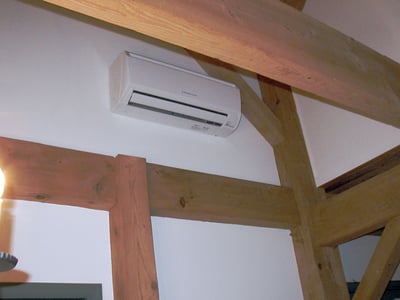 Ductless AC unit in Doylestown cabin