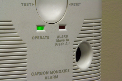 Carbon monoxide leak from a cracked heat exchanger