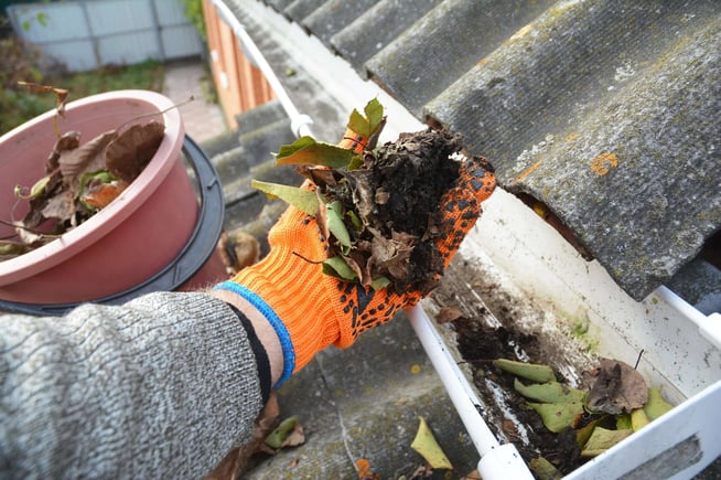Clean you gutters to prepare for winter