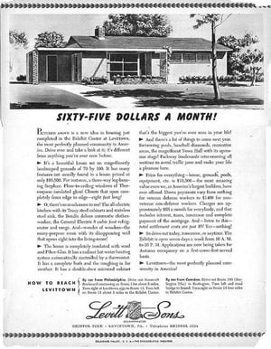 News article from the sixties shows the popularity of these classic homes. 