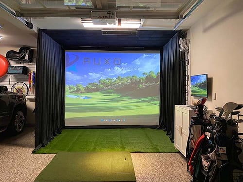 Golf Simulator Ductless Install 