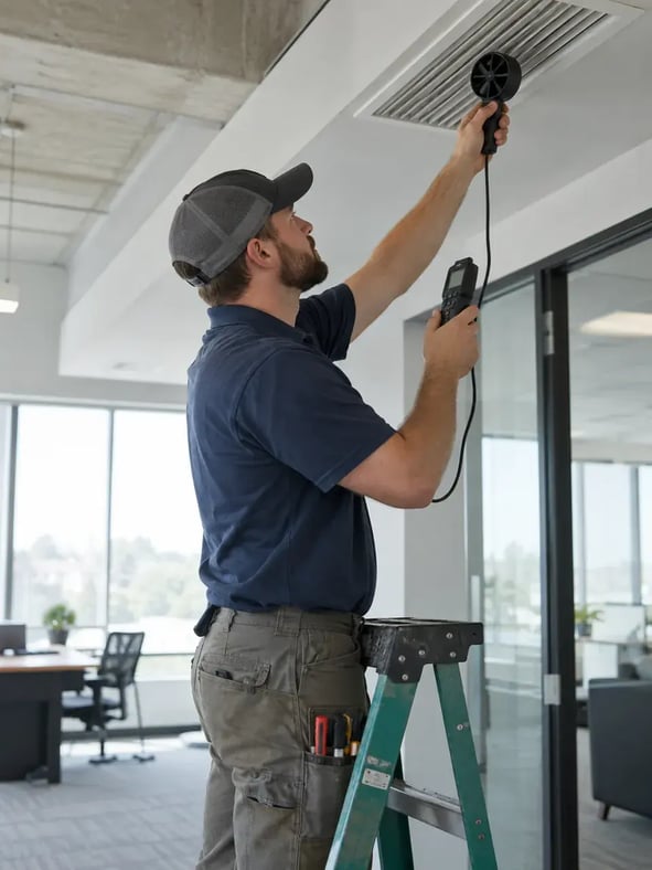 ECI Comfort technician providing professional HVAC contractor services in North Wales - PA