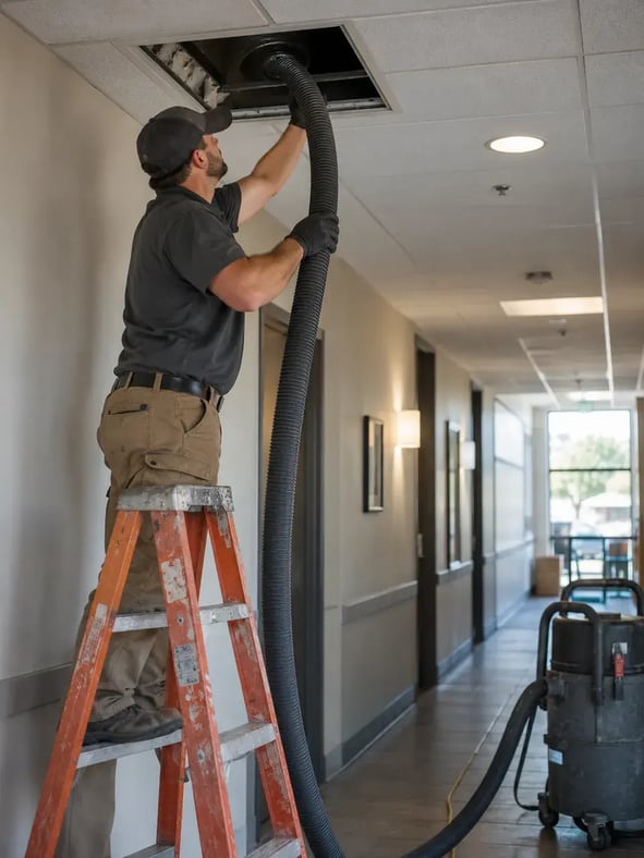 ECI Comfort technician providing experienced HVAC contractor services in Narberth - PA