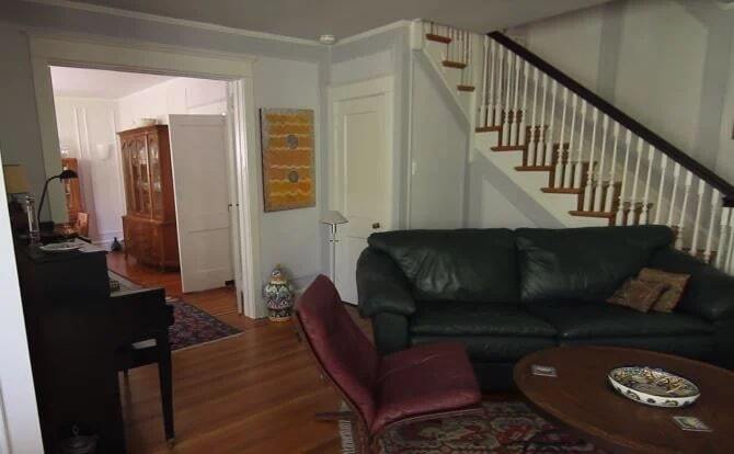 Living room of Mt. Airy home