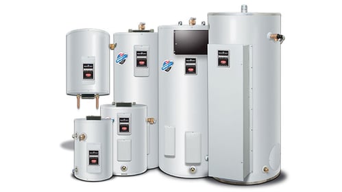 Bradford white electric and gas water heaters