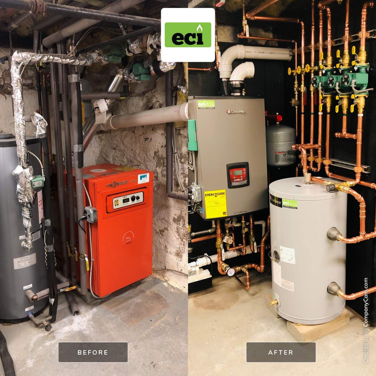 Boiler replacement by ECI Comfort