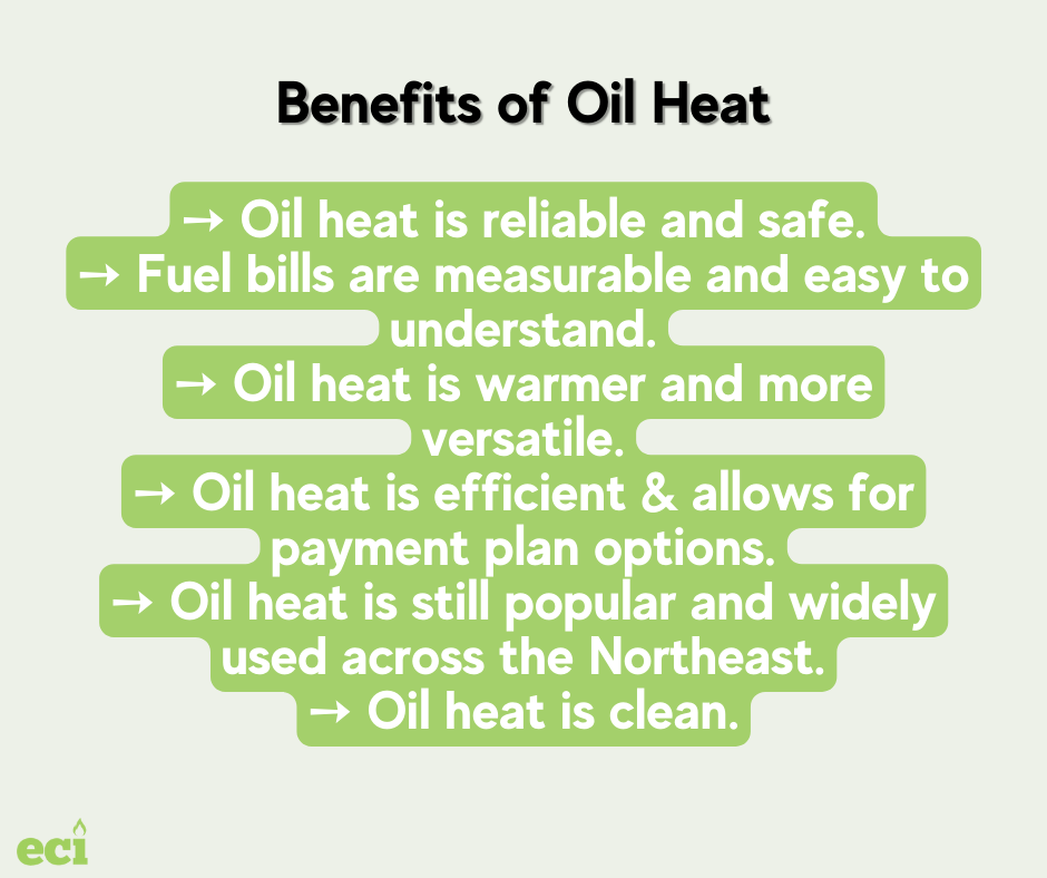 Benefits of oil heat