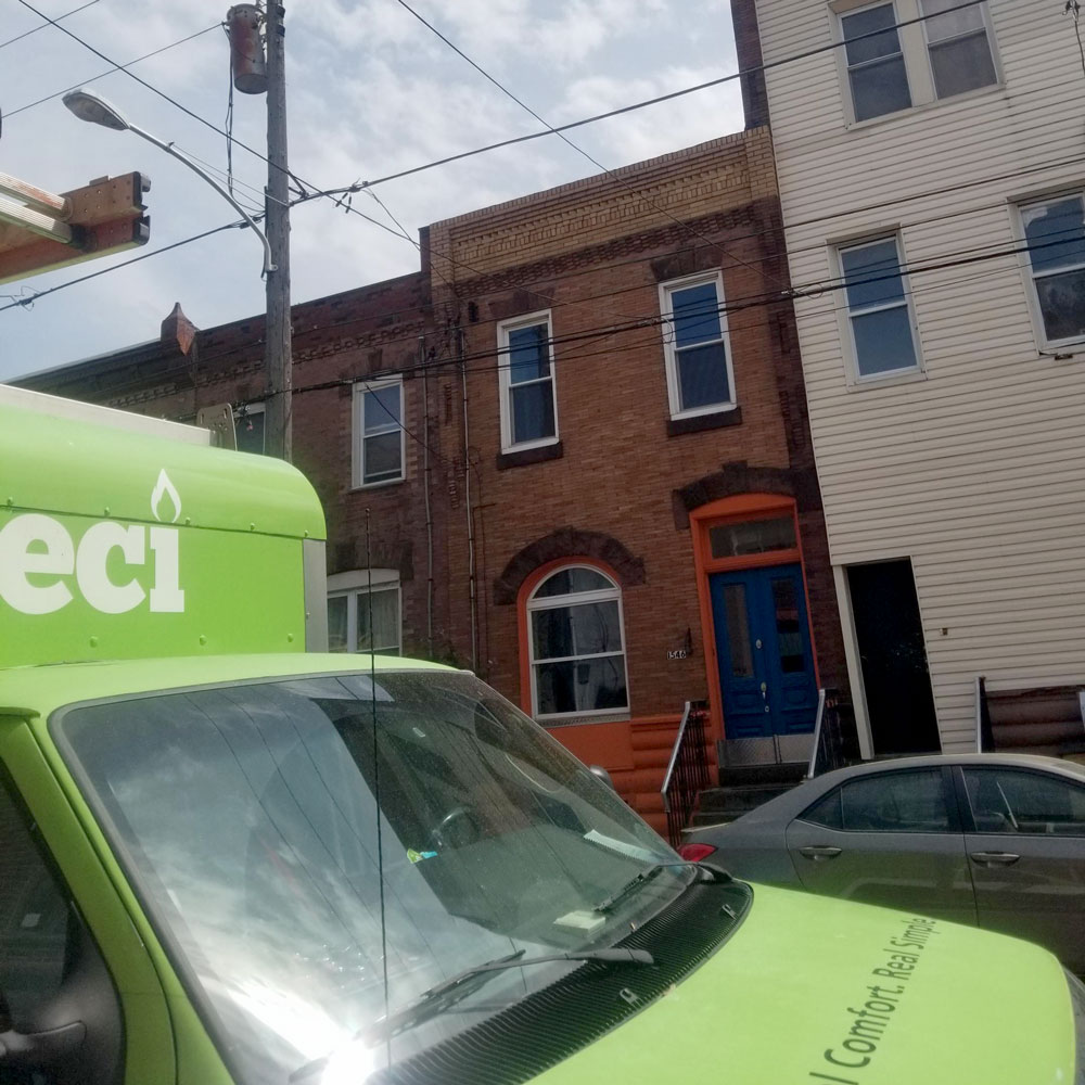 Ductless Mini Split (Finally!) Adds AC in A South Philly Rowhome