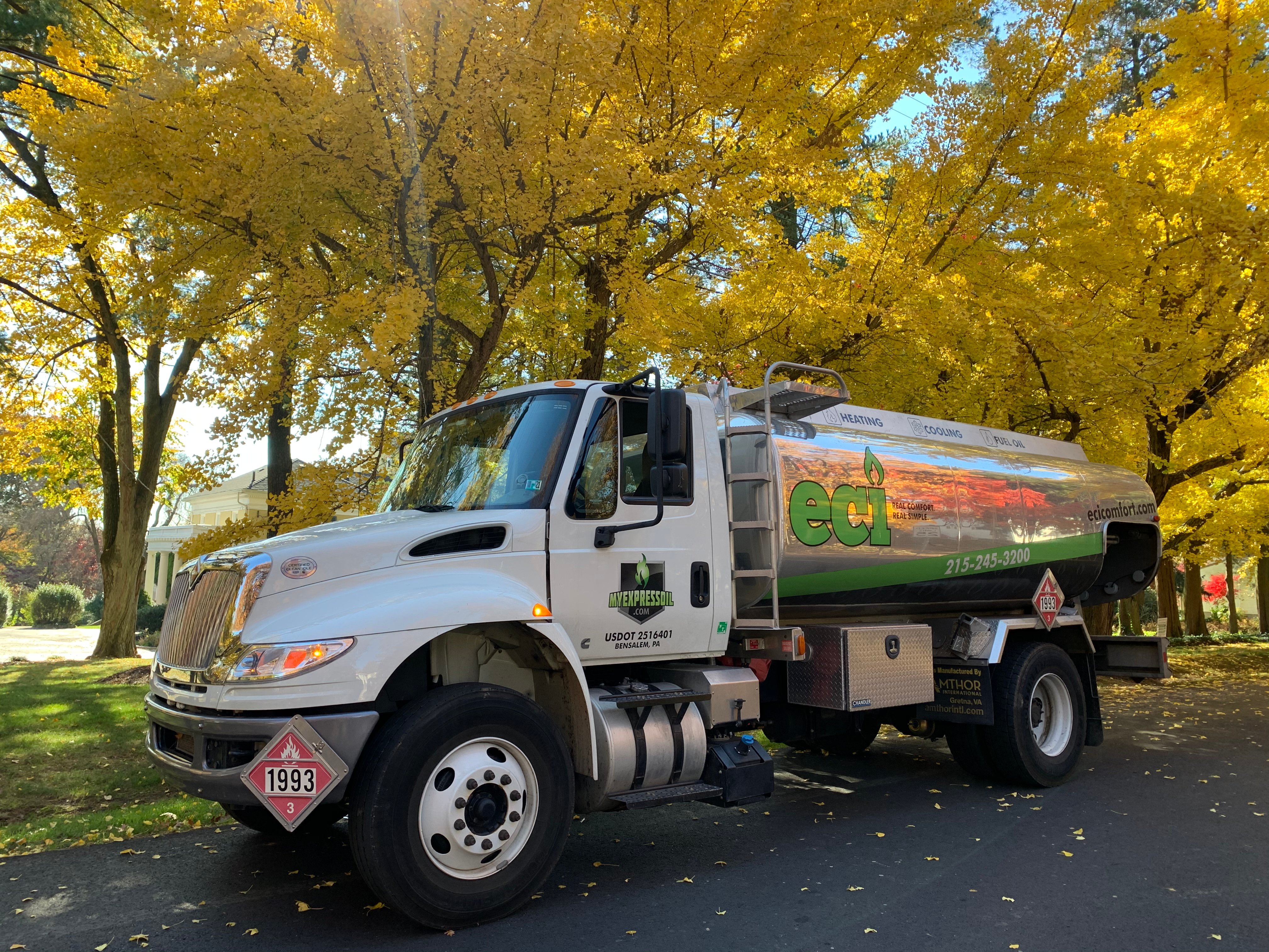 ECI Comfort oil delivery in Bucks County