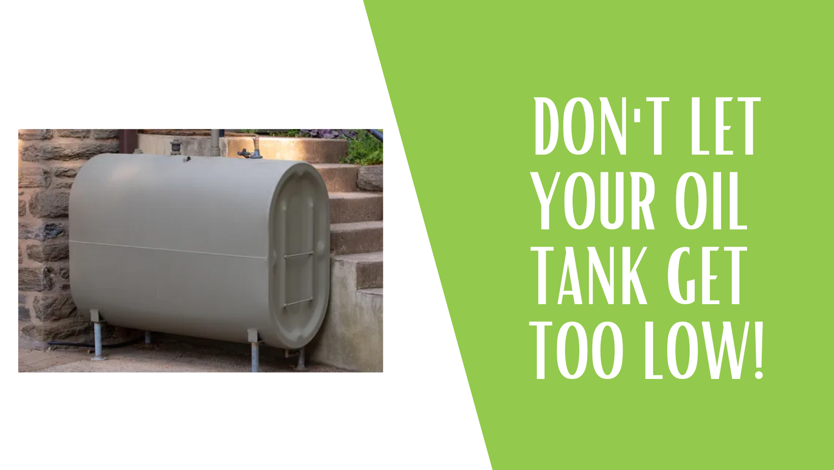 Why You Shouldn't Let Your Oil Tank Get Too Low