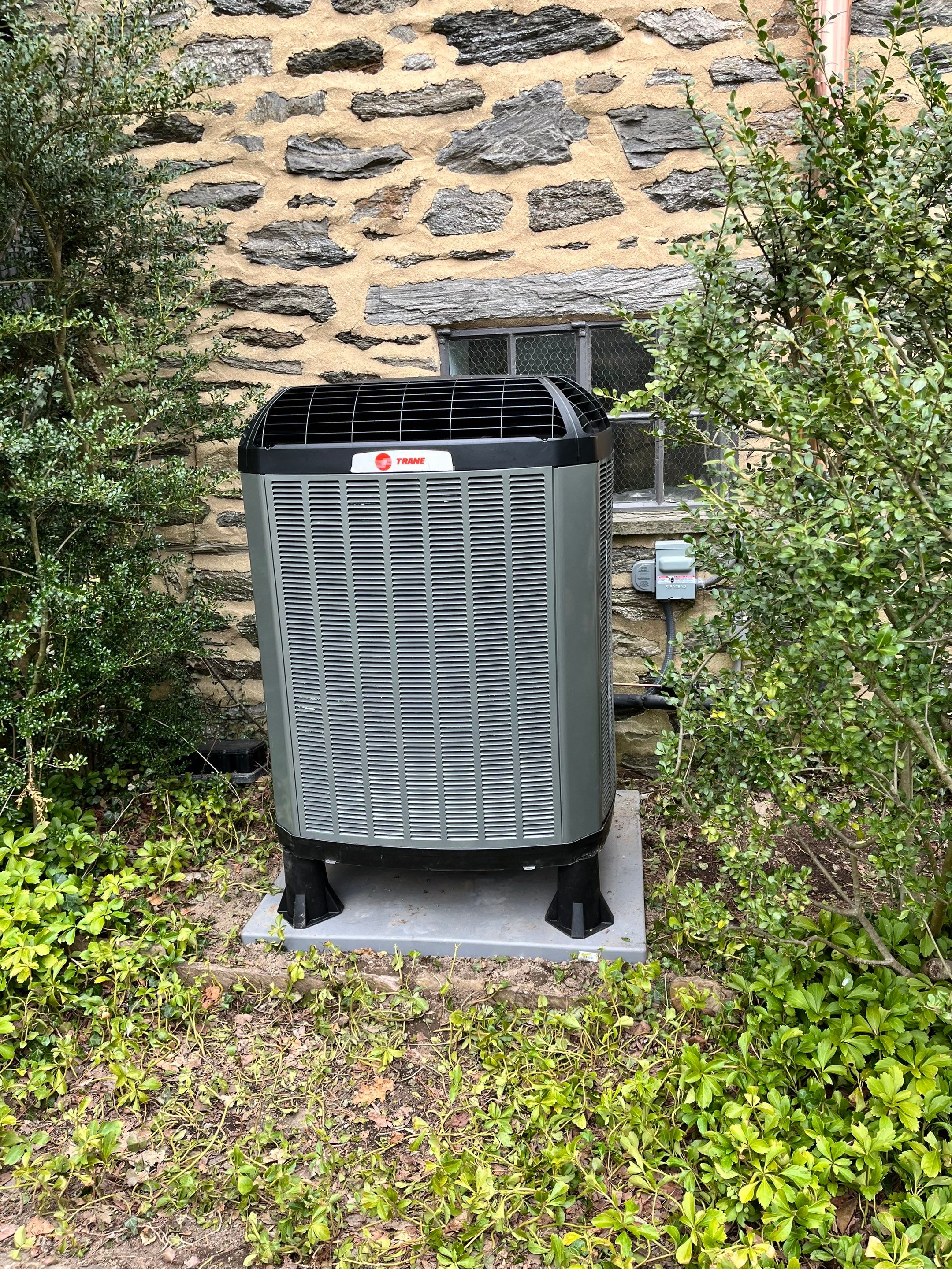 Chestnut Hill Home Upgrades to Trane XV20i Variable Speed Heat Pump